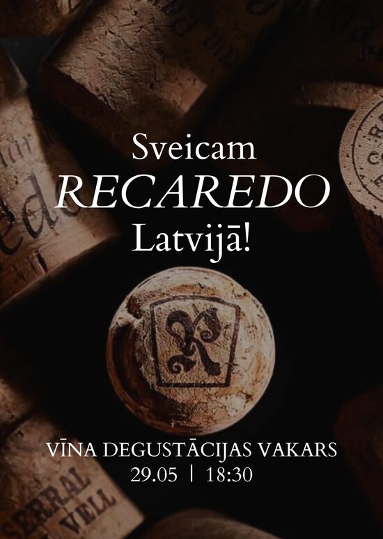 Sveicam Recaredo Latvijā!   |  29.05  18:30