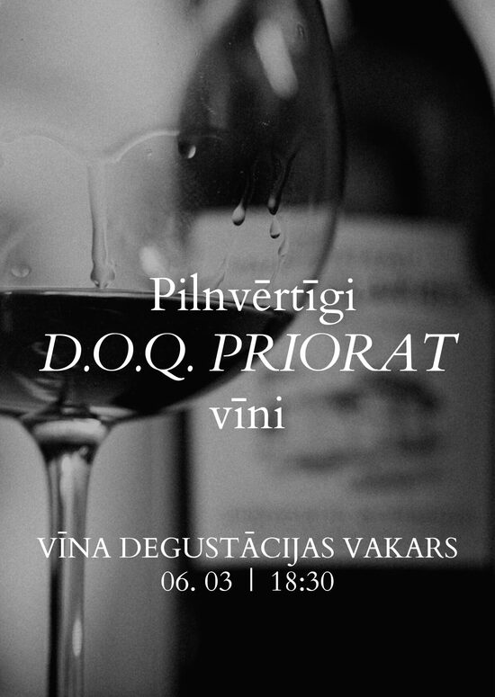 Pilvertīgi D.O.Q.Priorat sarkanvīni  |  06. Marts 18:30