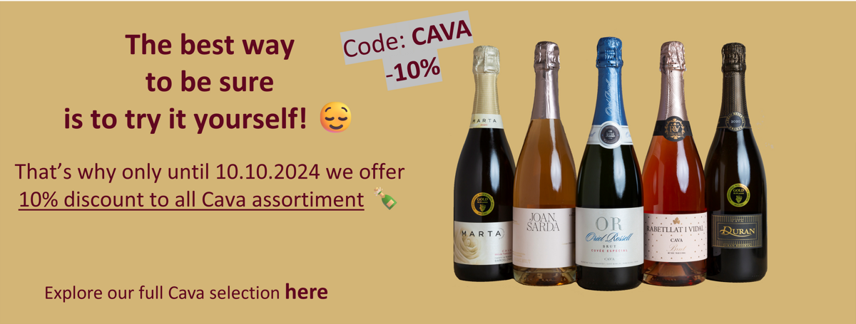 Sparkling wine Cava