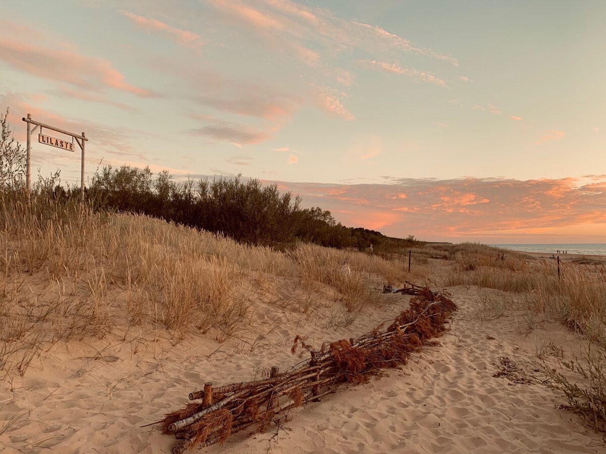 lilaste beach in latvia