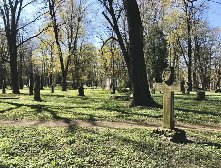 the great cemetery in riga latvia